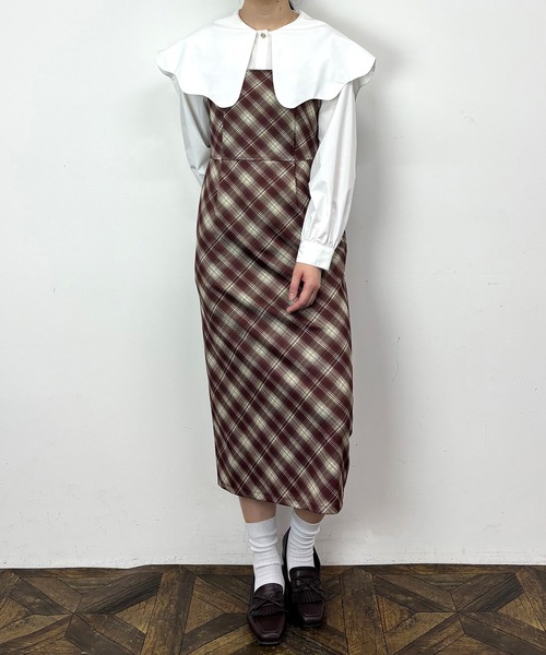 NICOLE CLUB（ニコル クラブ）の「カーディガンセットキャミワンピース