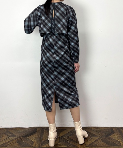 NICOLE CLUB（ニコル クラブ）の「カーディガンセットキャミワンピース