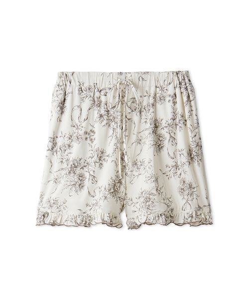 SNIDEL HOME（スナイデルホーム）の「【接触冷感】カットレーヨンショートパンツ（ルームウェア/パジャマ・レディース・ライトベージュ/ピンク/アイボリー・F）」の13枚目の写真