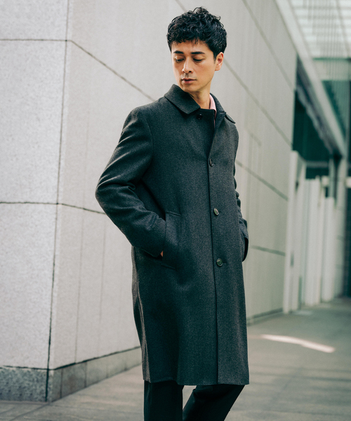 美品 マッキントッシュ ダンケルド メルトンステンカラーコート ダークグリーン 美品 マッキントッシュ ダンケルド メルトンステンカラーコート ダーク