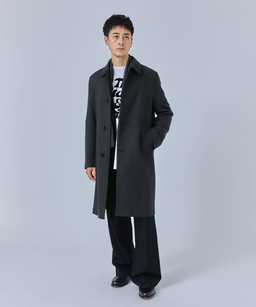 Mackintosh（マッキントッシュ）の「MACKINTOSH(マッキントッシュ) 別注 DUNKELD/ダンケルド Loro Piana Fabric（ステンカラーコート・メンズ・チャコールグレー・36/38/40/42）」の12枚目の写真
