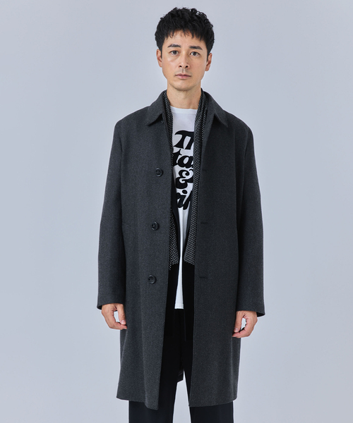 Mackintosh（マッキントッシュ）の「MACKINTOSH(マッキントッシュ) 別注 DUNKELD/ダンケルド Loro Piana Fabric（ステンカラーコート・メンズ・チャコールグレー・36/38/40/42）」の13枚目の写真