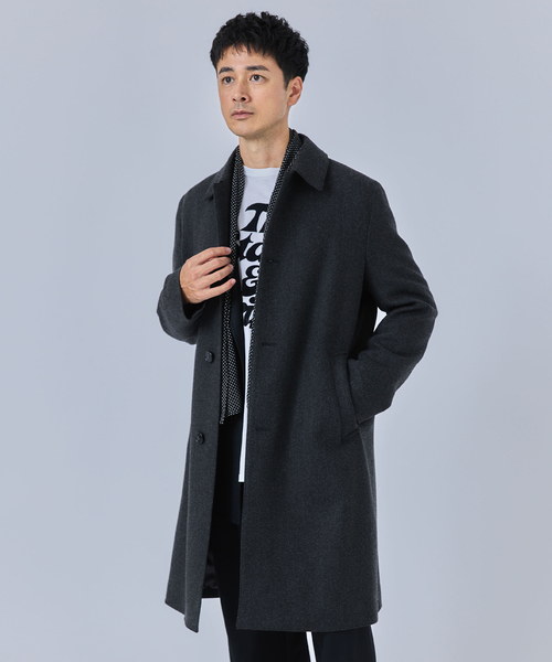 Mackintosh（マッキントッシュ）の「MACKINTOSH(マッキントッシュ) 別注 DUNKELD/ダンケルド Loro Piana Fabric（ステンカラーコート・メンズ・チャコールグレー・36/38/40/42）」の14枚目の写真