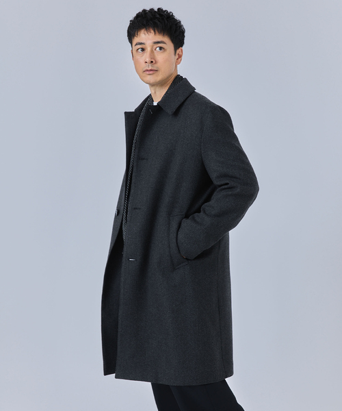 Mackintosh（マッキントッシュ）の「MACKINTOSH(マッキントッシュ) 別注 DUNKELD/ダンケルド Loro Piana Fabric（ステンカラーコート・メンズ・チャコールグレー・36/38/40/42）」の17枚目の写真