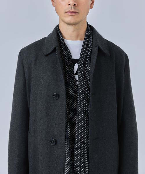 Mackintosh（マッキントッシュ）の「MACKINTOSH(マッキントッシュ) 別注 DUNKELD/ダンケルド Loro Piana Fabric（ステンカラーコート・メンズ・チャコールグレー・36/38/40/42）」の20枚目の写真