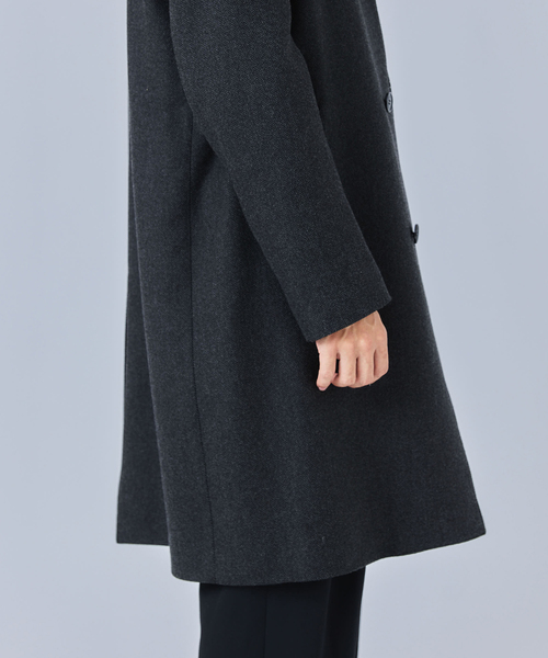 Mackintosh（マッキントッシュ）の「MACKINTOSH(マッキントッシュ) 別注 DUNKELD/ダンケルド Loro Piana Fabric（ステンカラーコート・メンズ・チャコールグレー・36/38/40/42）」の22枚目の写真