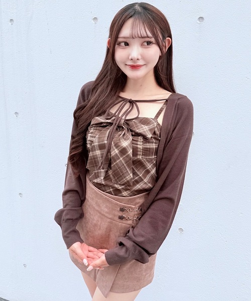 NOMAE リボンキャミボレロアンサンブルニット リボンキャミボレロアンサンブルニット（ニット/セーター