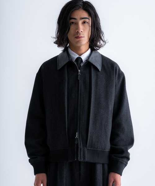 COMMON/DIVISOR ショートブルゾン Tweed short blouson / ツイードショートブルゾン（ブルゾン
