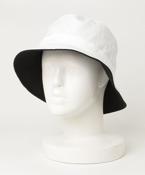 TIGORA(ティゴラ)の「ティゴラ TIGORA T.リバーシブルバケットハット(ハット・メンズ・ブラック×ホワイト/グレー・FREE)」の4枚目の写真