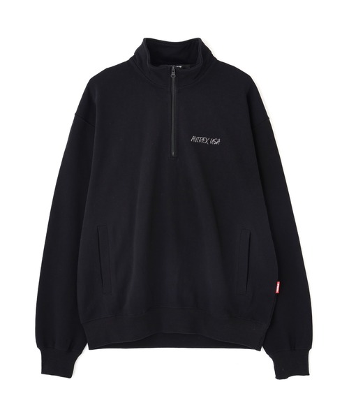 直営店限定》GRAFFITI HALF ZIP SWEAT / グラフィティ ハーフ