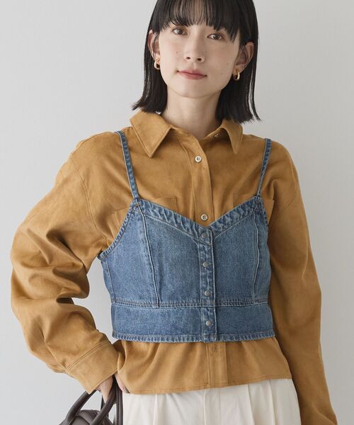 セール】デニムキャミビスチェ（ベスト）｜AMERICAN HOLIC（アメリカン