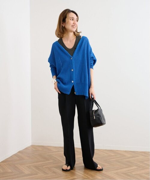 FRAMeWORK（フレームワーク）の「≪一部カラーWEB限定 / 追加≫セミフレアパンツ（スラックス・レディース・ベージュ/ブラック×ブラック/ブラック・34/36/38/40）」の21枚目の写真