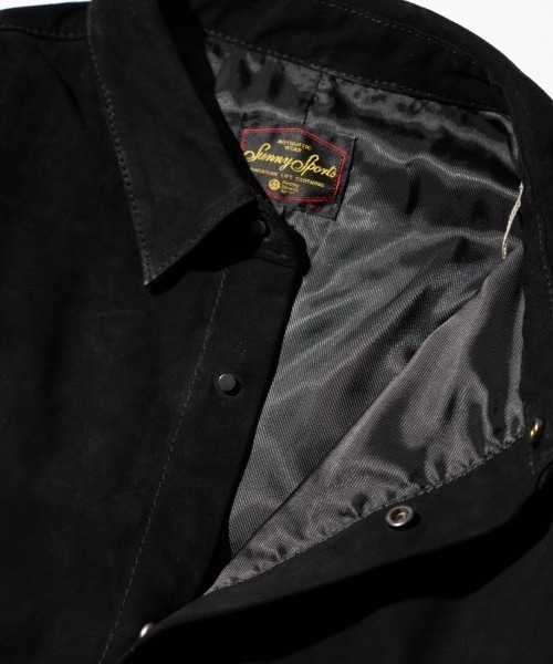 SUNNY SPORTS(サニースポーツ)の「SUNNY SPORTS サニースポーツ / LEATHER SHIRT レザーシャツ(シャツ/ブラウス・メンズ・ブラック/ブラック系1・MEDIUM/LARGE)」の21枚目の写真