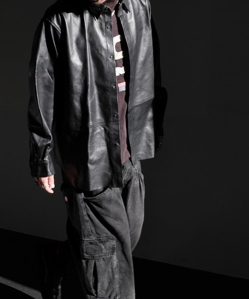 セール】SUNNY SPORTS サニースポーツ / LEATHER SHIRT レザーシャツ