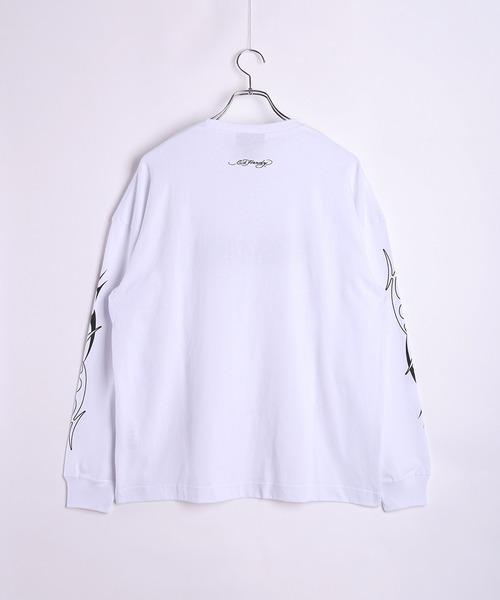 Ed Hardy(エドハーディー)の「ED HARDY トライバル Tシャツ 長袖(Tシャツ/カットソー・メンズ・ワイン/ブラック/ホワイト・M/L)」の9枚目の写真
