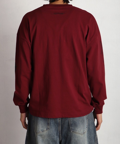 セール】ED HARDY トライバル Tシャツ 長袖（Tシャツ/カットソー）｜Ed