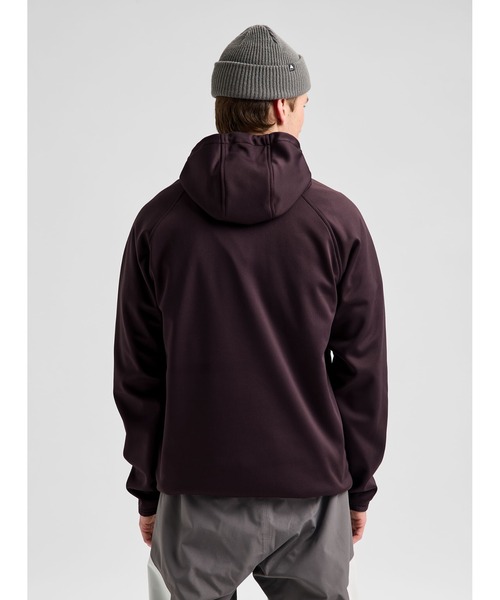 BURTON（バートン）の「Crown ウェザープルーフ フリース プルオーバー（パーカー・メンズ・ブラック・S/L/M）」の4枚目の写真