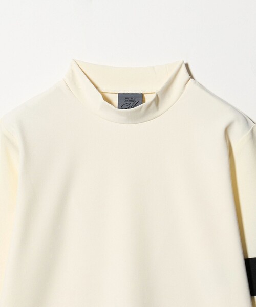 UNITED ARROWS Golf ハイネックセーター ホワイト Mサイズ セール】ウィメンズ コンビ モックネック ニット（ニット/セーター