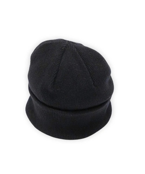 yoko sakamoto（ヨーコサカモト）の「【YOKO SAKAMOTO】 KNIT BIG WATCH CAP - HARD TWIST（ニットキャップ/ビーニー・メンズ・ブラック/チャコールグレー・FREE）」の3枚目の写真