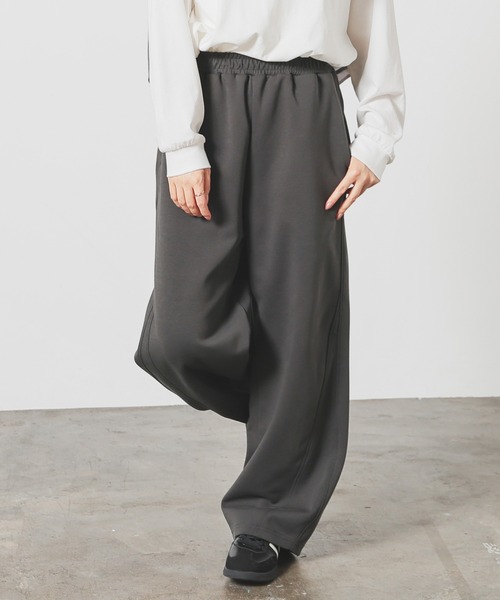 Honeys（ハニーズ）の「スウェットカーブパンツ（スウェットパンツ・レディース・杢グレー/ブラック/ピンク/チャコール・SS/S/M/LL/L）」の18枚目の写真