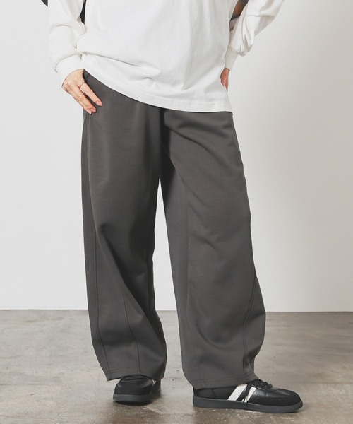 Honeys（ハニーズ）の「スウェットカーブパンツ（スウェットパンツ・レディース・杢グレー/ブラック/ピンク/チャコール・SS/S/M/LL/L）」の20枚目の写真