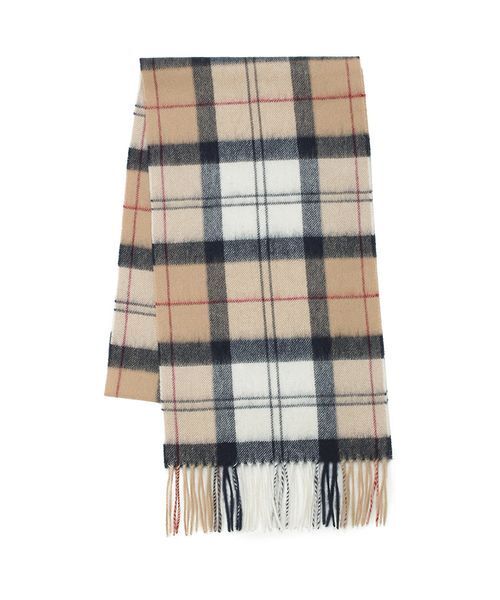 SNIDEL(スナイデル)の「【Barbour】マフラー(ストール/ショール・レディース・ベージュ/ピンク・F)」の6枚目の写真