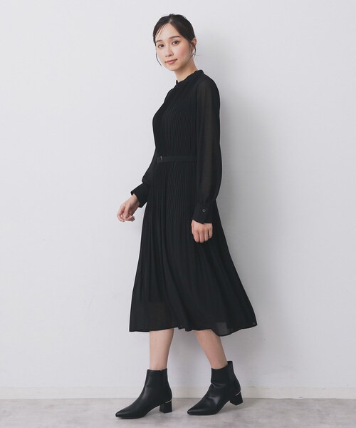 index（インデックス）の「【抗菌防臭】レザー調スムースショートブーツ（ブーツ・レディース・ブラック/ベージュ・03/02/01）」の11枚目の写真