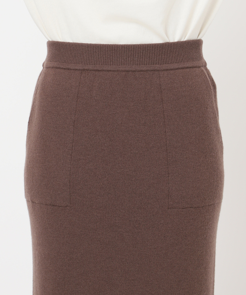 SLOBE IENA(スローブイエナ)の「《セットアップ対応可/追加》ウォッシャブルスムースニットスカート(スカート・レディース・ブラック/ブラウン・38/40)」の19枚目の写真