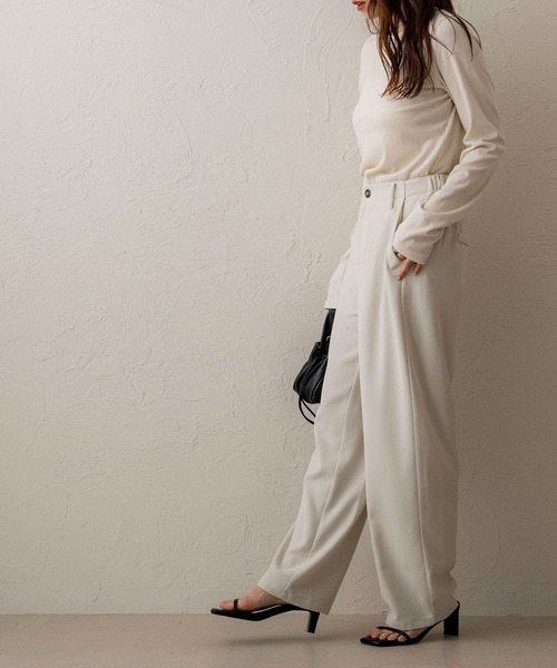 NOAHL(ノアル)の「【NOAHL】ラメリブロンT(Tシャツ/カットソー・レディース・グリーン系/チャコール/オフホワイト/ブラウン系・FREE)」の12枚目の写真