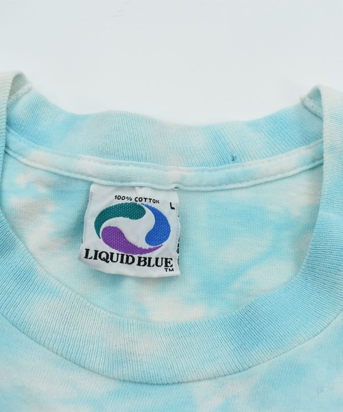 LABORATORY R(ラボラトリーアール)の「【USED】90's LIQUID BLUE “Coral Reef Aquatic Paradise” タイダイ アニマル Tシャツ USA製(Tシャツ/カットソー・メンズ・ブルー・LARGE)」の6枚目の写真