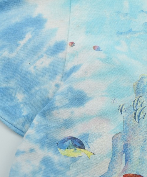 LABORATORY R(ラボラトリーアール)の「【USED】90's LIQUID BLUE “Coral Reef Aquatic Paradise” タイダイ アニマル Tシャツ USA製(Tシャツ/カットソー・メンズ・ブルー・LARGE)」の8枚目の写真