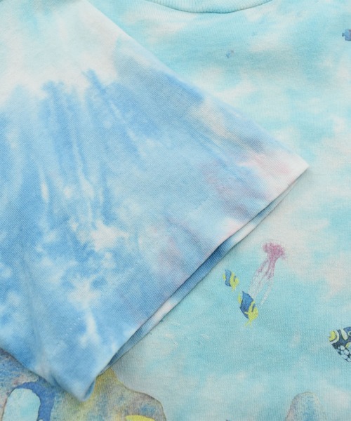 LABORATORY R(ラボラトリーアール)の「【USED】90's LIQUID BLUE “Coral Reef Aquatic Paradise” タイダイ アニマル Tシャツ USA製(Tシャツ/カットソー・メンズ・ブルー・LARGE)」の10枚目の写真