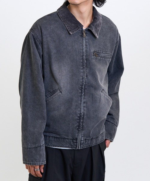 セール】【MAGASIN DE MODE Brew】ウォッシュ加工ダックジャケット