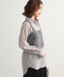 Green　Parks | SET2点ラメシャギービスチェ+シャツ(シャツ/ブラウス)