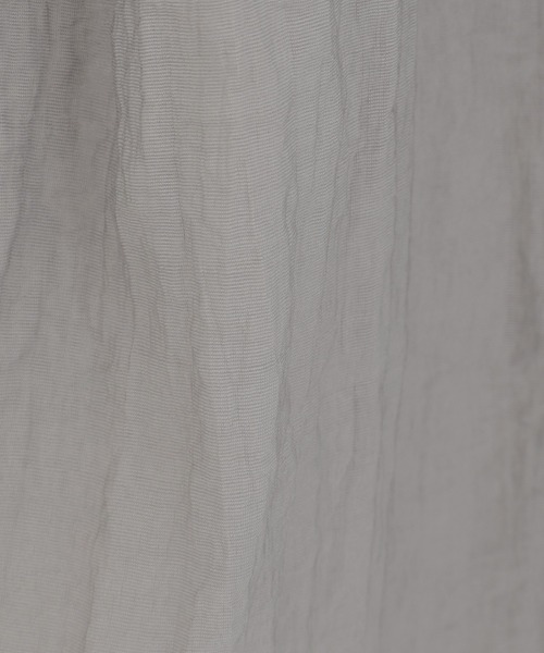 Green　Parks（グリーンパークス）の「SET2点ラメシャギービスチェ+シャツ（シャツ/ブラウス・レディース・ホワイト系その他2/チャコールグレー/ブラウン・FREE）」の11枚目の写真