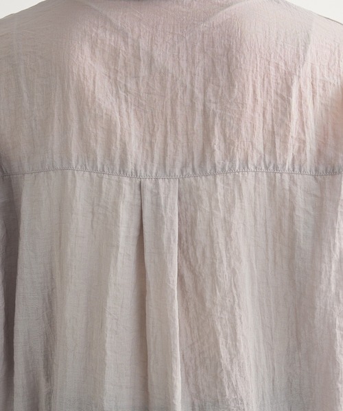 Green　Parks（グリーンパークス）の「SET2点ラメシャギービスチェ+シャツ（シャツ/ブラウス・レディース・ホワイト系その他2/チャコールグレー/ブラウン・FREE）」の22枚目の写真