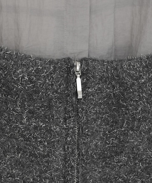 Green　Parks（グリーンパークス）の「SET2点ラメシャギービスチェ+シャツ（シャツ/ブラウス・レディース・ホワイト系その他2/チャコールグレー/ブラウン・FREE）」の18枚目の写真