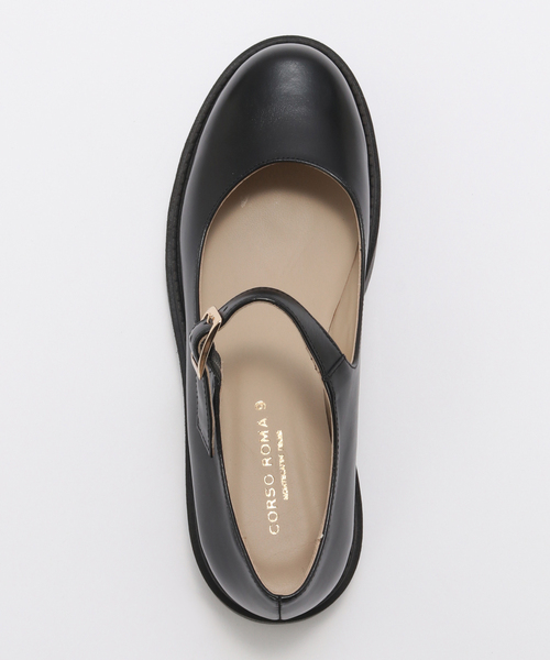 CORSO ROMA，9（コルソローマ）の「【CORSO ROMA 9 / コルソローマノーヴェ】ONE STRAP SHOES（その他シューズ・レディース・ブラック・38/37/36）」の6枚目の写真