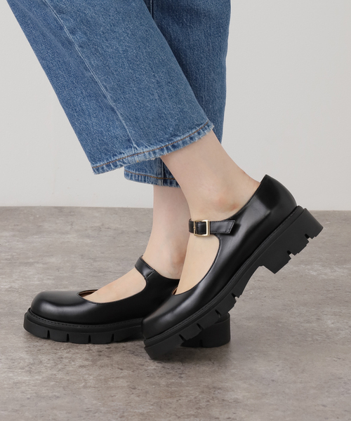 CORSO ROMA，9（コルソローマ）の「【CORSO ROMA 9 / コルソローマノーヴェ】ONE STRAP SHOES（その他シューズ・レディース・ブラック・38/37/36）」の2枚目の写真