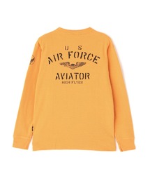 HONEYCOMB WAFFLE USAF L/S T-SHIRT / ハニーコンビワッフル USAF 長袖Tシャツ / AVIREX / アヴィレックス