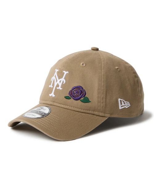 NEW ERA（ニューエラ）の「NEW ERA/ニューエラ キャップ 9TWENTY クロスストラップ With Rose ニューヨーク・ヤンキース/ニューヨーク・メッツ 14668004（キャップ・メンズ・グリーン/ダークブラウン・M/L）」の2枚目の写真