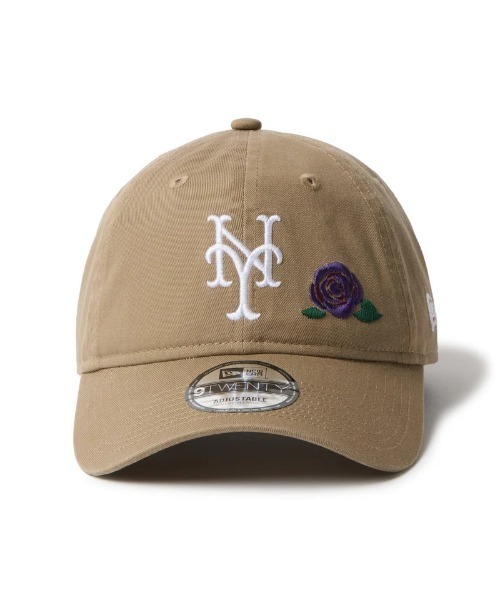 NEW ERA（ニューエラ）の「NEW ERA/ニューエラ キャップ 9TWENTY クロスストラップ With Rose ニューヨーク・ヤンキース/ニューヨーク・メッツ 14668004（キャップ・メンズ・グリーン/ダークブラウン・M/L）」の4枚目の写真
