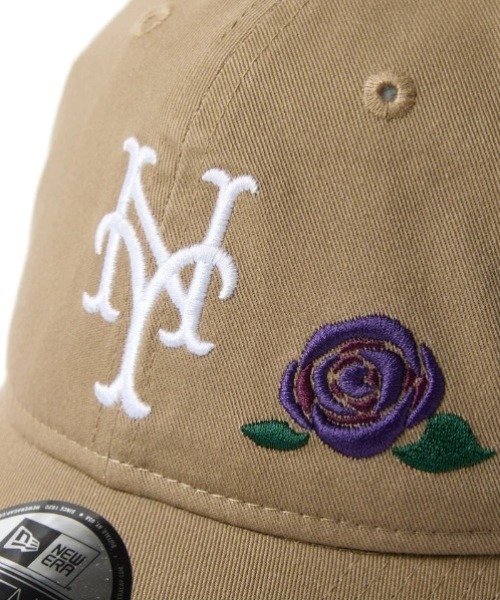 NEW ERA（ニューエラ）の「NEW ERA/ニューエラ キャップ 9TWENTY クロスストラップ With Rose ニューヨーク・ヤンキース/ニューヨーク・メッツ 14668004（キャップ・メンズ・グリーン/ダークブラウン・M/L）」の7枚目の写真