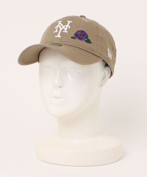 NEW ERA（ニューエラ）の「NEW ERA/ニューエラ キャップ 9TWENTY クロスストラップ With Rose ニューヨーク・ヤンキース/ニューヨーク・メッツ 14668004（キャップ・メンズ・グリーン/ダークブラウン・M/L）」の11枚目の写真