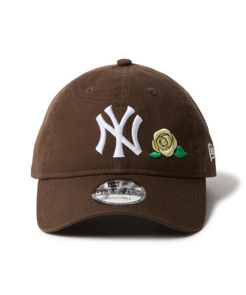 NEW ERA（ニューエラ）の「NEW ERA/ニューエラ キャップ 9TWENTY クロスストラップ With Rose ニューヨーク・ヤンキース/ニューヨーク・メッツ 14668004（キャップ・メンズ・グリーン/ダークブラウン・M/L）」の12枚目の写真