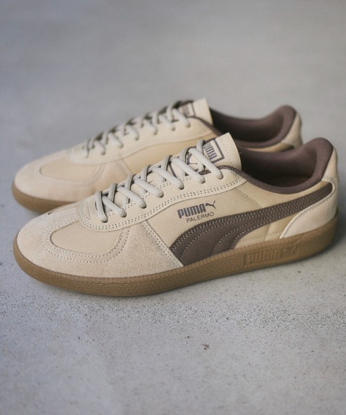 PUMA（プーマ）の「PALERMO POP　403257-04（スニーカー・メンズ・ベージュ・27.0cm/26.5cm/26.0cm/25.5cm/25.0cm/24.5cm/24.0cm/23.5cm/23.0cm/22.5cm/29.0cm/28.5cm/28.0cm/27.5cm）」の6枚目の写真