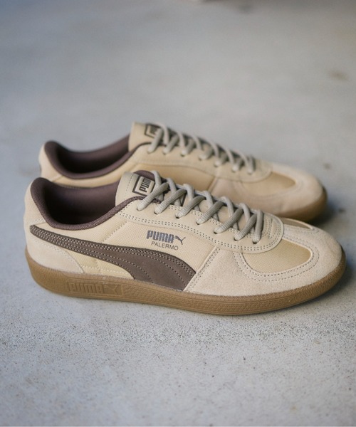 PUMA（プーマ）の「PALERMO POP　403257-04（スニーカー・メンズ・ベージュ・27.0cm/26.5cm/26.0cm/25.5cm/25.0cm/24.5cm/24.0cm/23.5cm/23.0cm/22.5cm/29.0cm/28.5cm/28.0cm/27.5cm）」の5枚目の写真