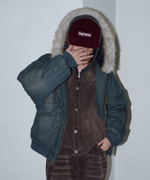 Perushu(ペルーシュ)の「ヴィンテージライクコーデュロイジャケット(ブルゾン・メンズ・ブラック/ブラウン・MEDIUM/LARGE)」の18枚目の写真