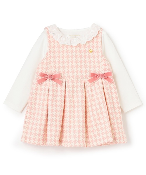 千鳥ジャンパースカート&カットソーセット（その他ベビーウェア