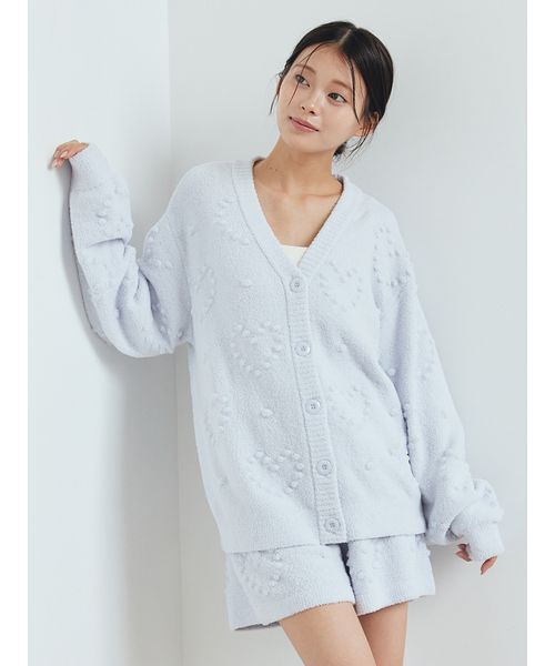 gelato pique（ジェラートピケ）の「ハート柄カーディガン（ルーム